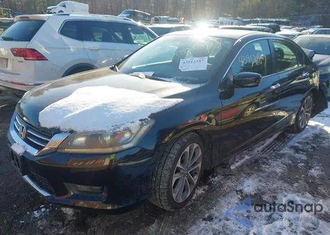 2015 Honda Accord Sport из США, поврежденный, VIN 1HGCR2F56FA239056